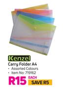 Kenzel Carry Folder A4-Each