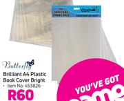 Butterfly Brilliant A4 Plastic Book Cover (Bright)