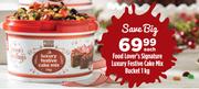 Food Lover's Signature Luxury Festive Cake Mix Bucket-1Kg Each