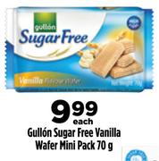 Gullon Sugar Free Vanilla Wafer Mini Pack-70g Each