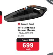 Bennett Read 11.1V Swift Hand Vacuum Cleaner HJV-2211 344826-Each