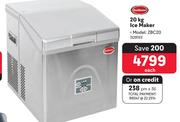SnoMaster Ice Maker ZBC20 329151-20Kg Each