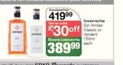 Inverroche Gin Amber, Classic Or Verdant-750ml Each