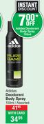 Adidas Deodorant Body Spray Assorted-150ml