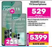 2 x Huawei Nova 11i Smartphone-On 1.2GB Red Top Up Core More Data