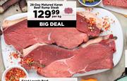Karan Beef 28 Day Matured Rump Stek-Per Kg