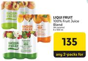 Liqui Fruit 100% Fruit Juice Blend (All Variants)-For 2 x 6 x 300ml 
