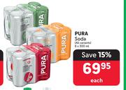 Pura Soda (All Variants)-6 x 300ml