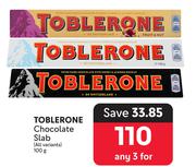 Toblerone Chocolate Slab (All Variants)-For 3 x 100g