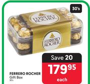 Ferrero Rocher Gift Box-30's Each