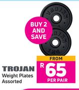 Trojan Weight Plates Assorted-Per Pair 