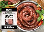 Food Lover's Traditional Boerewors-Per Kg