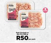 Pork Goulash Or Stir Fry-500g Per Pack
