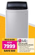 LG 17Kg Top Loader Washing Machine (Metallic)