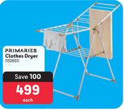 Primaries Clothes Dryer-Each