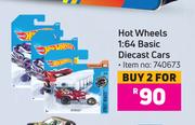 Hot Wheels 1:64 Basic Diecast Cars-For 2