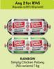 Rainbow Simply Chicken Polony (All Variants)-For Any 2 x 1kg