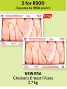 New Era Chicken Breast Fillets-For 2 x 2.7kg