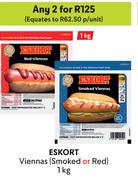 Eskort Viennas(Smoked Or Red)-For Any 2 x 1kg