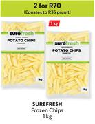 Surefresh Frozen Chips-For 2 x 1kg