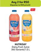 Nutriday Dairy Fruit(All Variants)-For Any 2 x 1.5Ltr