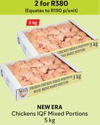 New Era Chicken IQF Mixed Portions-For 2 x 5kg