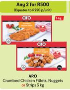 Aro Crumbed Chicken Fillets, Nuggets Or Strips-For Any 2 x 3kg