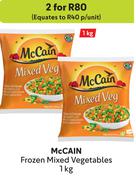 McCain Frozen Mixed Vegetables-For 2 x 1kg