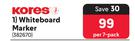 Kores Whiteboard Market 383670-Per 7-Pack