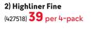Kores Highliner Fine 427518-Per 4-Pack