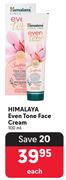 Himalaya Even Tone Face Cream-100ml Each