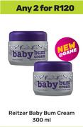 Reitzer Baby Bum Cream-For Any 2 x 300ml