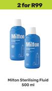 Milton Sterlising Fluid-For 2 x 500ml