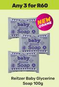 Reitzer Baby Glycerine Soap-For Any 3 x 100g