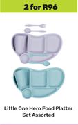Little One Hero Platter Set Assorted-For 2