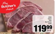 Spar Select Bulk Beef Rump Steak-Per Kg
