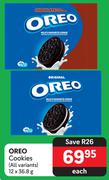 Oreo Cookies (All Variants)-12 x 36.8g Each