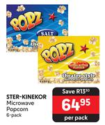 Ster-Kinekor Microwave Popcorn 6 Pack-Per Pack