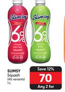 Slimsy Squash(All Variants)-For Any 2 x 1Ltr