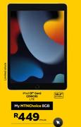 Apple iPad 10.2" Screen (9th Gen) 256GB LTE-On My MTN Choice 8GB