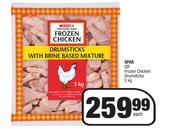 Spar IQF Frozen Chicken Drumsticks-5Kg Each
