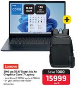 Lenovo 15.6"(39.6cm) Intel Iris Xe Graphics Core i7 Laptop 850001184