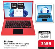 Proline 14.1"(35cm) Intel Celeron Laptop