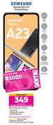Samsung Galaxy A23 4G Smartphone-On 1GB Red Top Up Core More Data