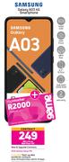 Samsung Galaxy A03 4G Smartphone-On Red Flexi 130