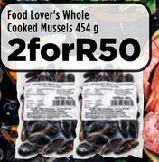 Food Lover's Whole Cooked Mussels-For 2 x 454g