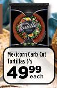 Mexicorn Carb Cut Tortillas-6's Each