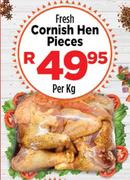Fresh Cornish Hen Pieces-Per kg