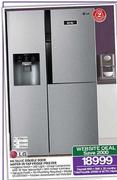 LG 614ltr Metallic Double Door Water-In-Tap Fridge Freezer GC-J237JSXV
