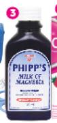 Phipp's Milk Of Magnesia-100ml Each